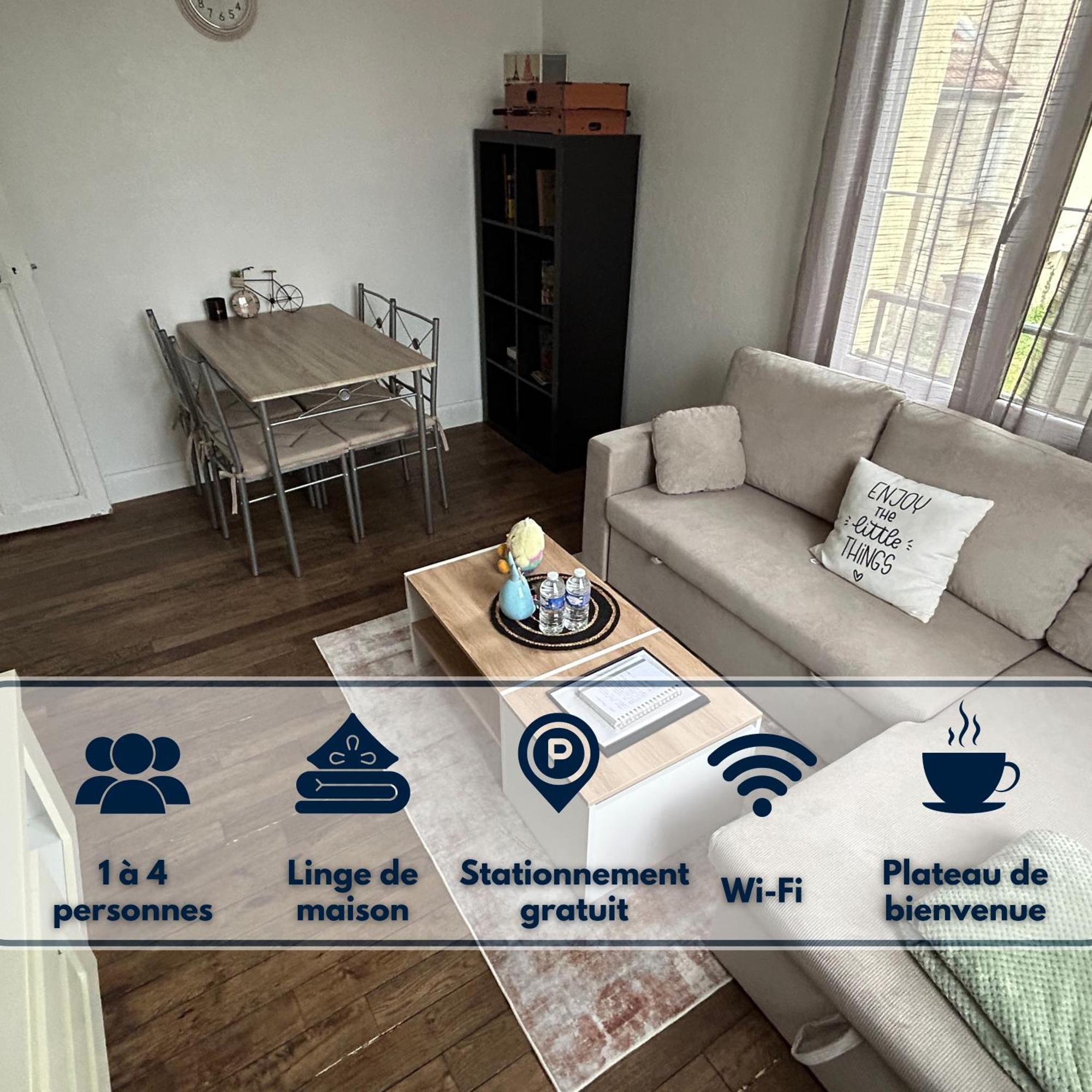 Logement Calme + Stationnement Troyes Luaran gambar